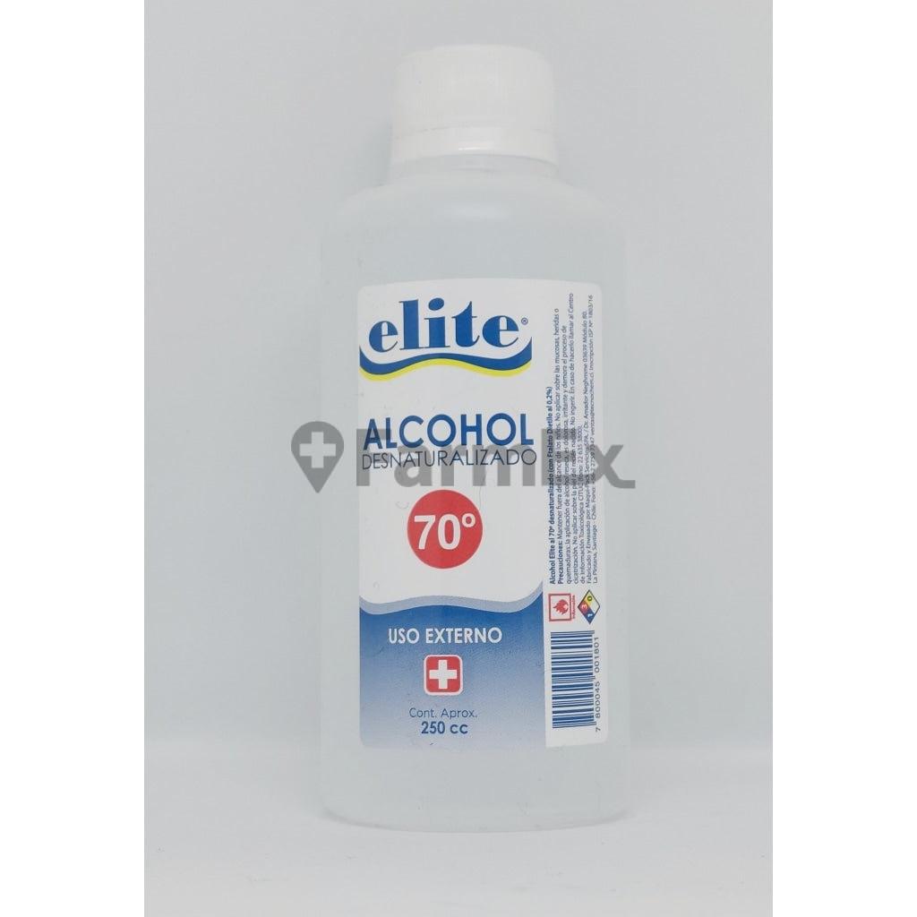 Alcohol 70% Desnaturalizado x 250 mL Elite